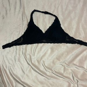 black laced bralette
